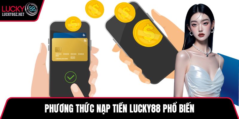 Phương thức nạp tiền LUCKY88 phổ biến